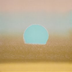 Andy Warhol Sunset C 1972 40 40 Gold Blue