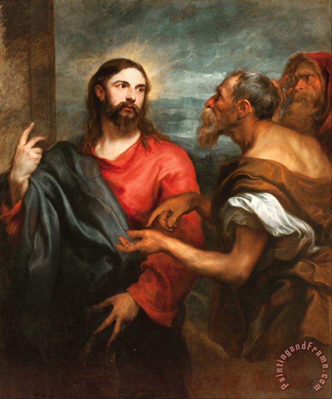 Anthonie Van Dyck Christ of The Coin Art Print