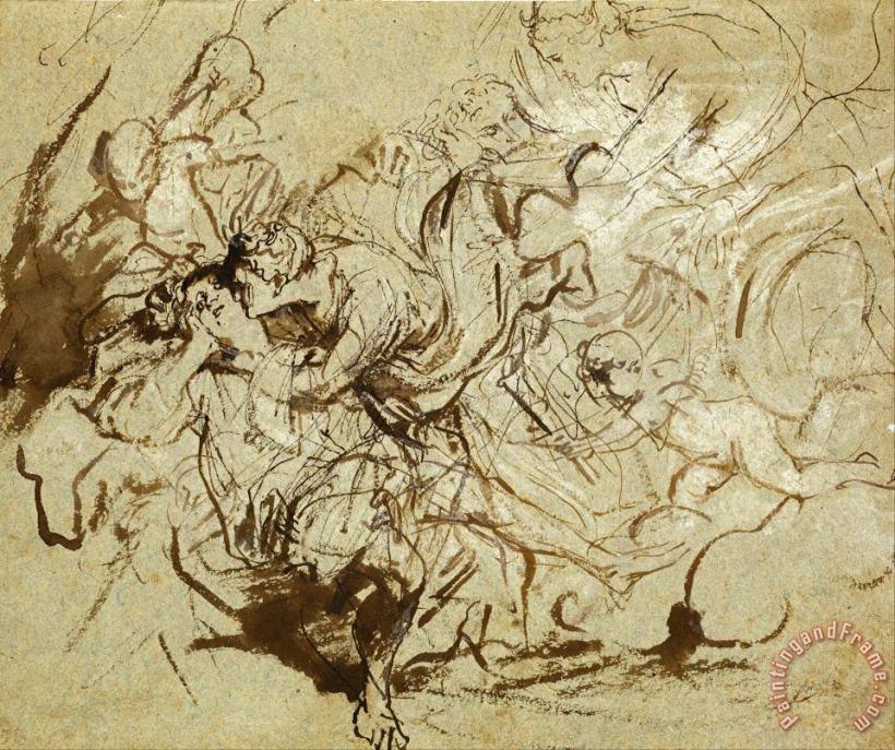Anthonie Van Dyck Diana And Endymion Art Print