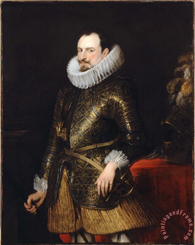 Anthonie Van Dyck Emmanuel Philibert of Savoy, Prince of Oneglia Art Painting