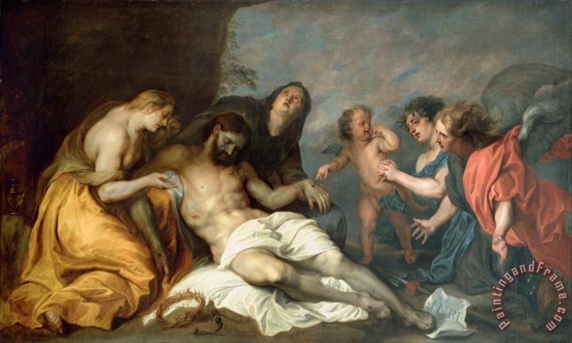 Anthonie Van Dyck Lamentation Over The Dead Christ Art Print