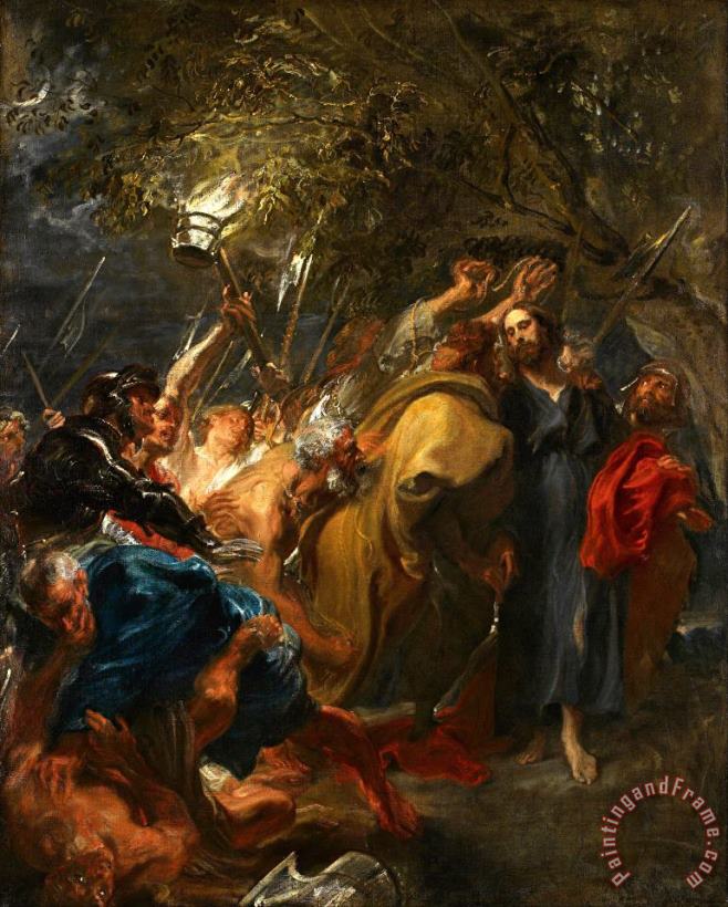 Anthonie Van Dyck The Betrayal of Christ Art Painting
