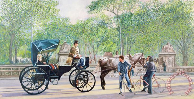 Horse And Carriage painting - Anthony Butera Horse And Carriage Art Print