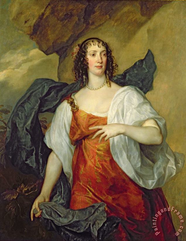 Anthony van Dyck Olivia, Wife of Endymion Porter Art Painting