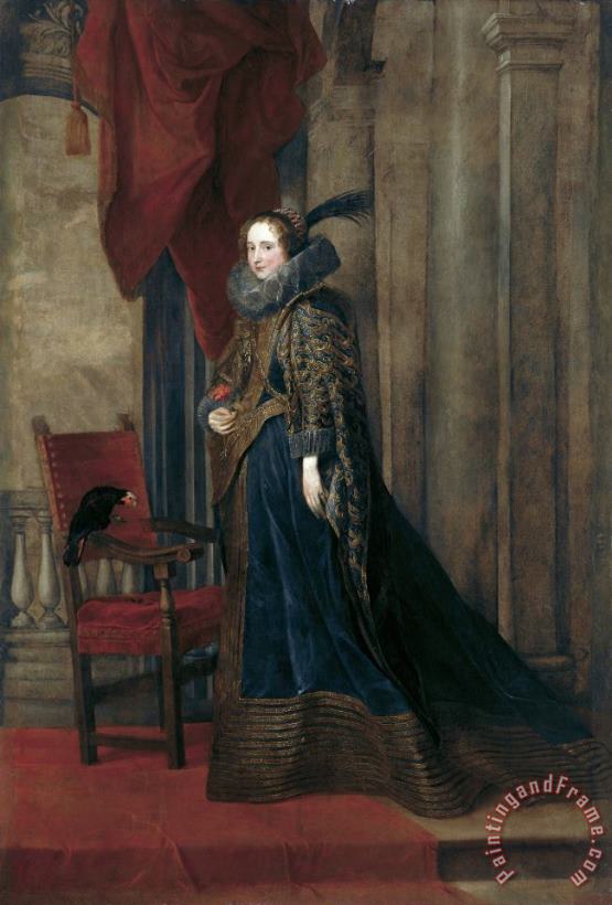 Anthony van Dyck Portrait of Paolina Adorno Brignole Sale Art Painting