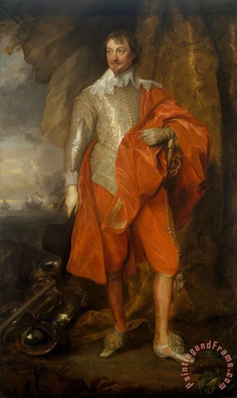 Anthony van Dyck Robert Rich (1587-1658), Second Earl of Warwick Art Painting