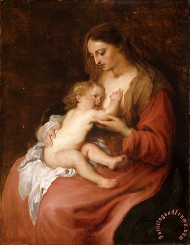 Anthony van Dyck Virgin And Child Art Painting