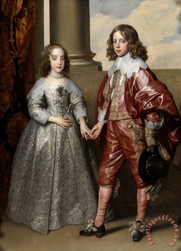 Anthony van Dyck William Ii, Prince of Orange, And His Bride, Mary Stuart Art Print