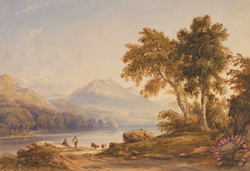 Anthony Vandyke Copley Fielding Ben Vorlich And Loch Lomond Art Print