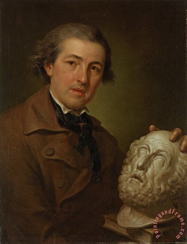 Anton Raphael Mengs Portrait of a Guiseppe Fanchi (1731 1806) Art Painting