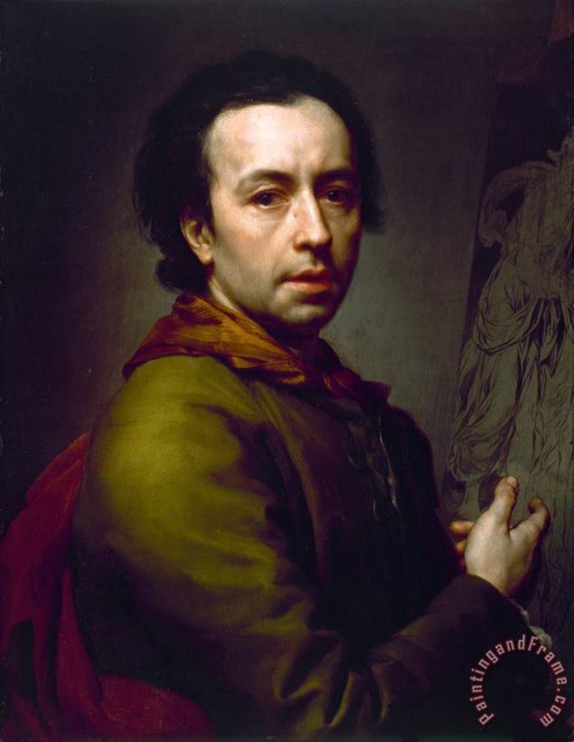 Anton Raphael Mengs Self Portrait Art Painting