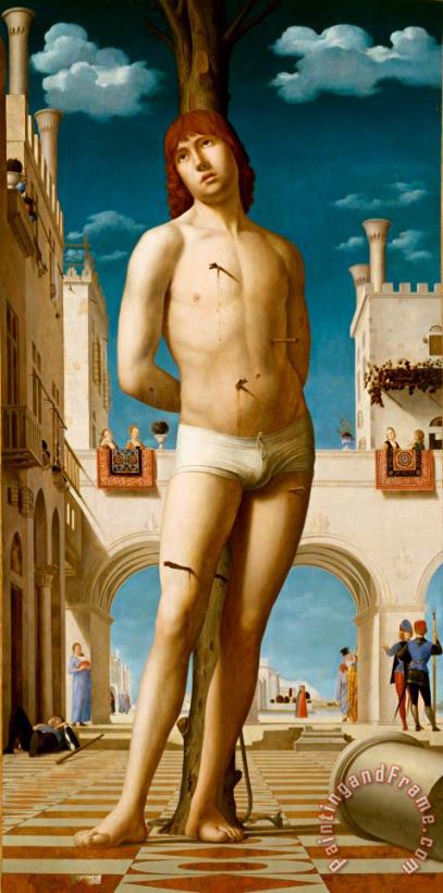 Antonello da Messina St. Sebastian Art Print