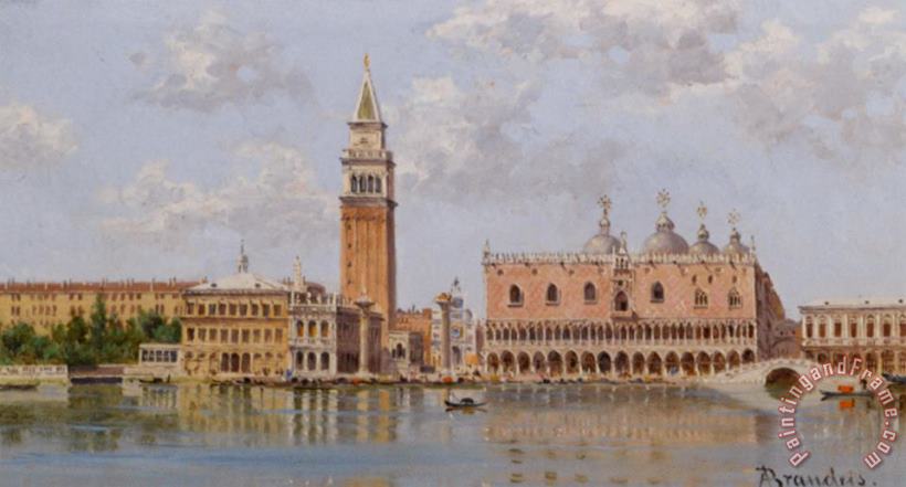 Antonietta Brandeis The Doges Palace And Campanile Venice Art Print