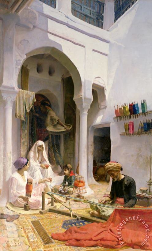 Armand Point An Arab Weaver Art Painting