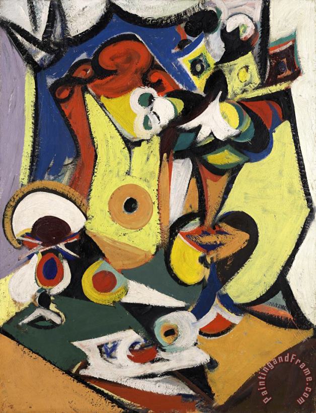 Composition (still Life) painting - Arshile Gorky Composition (still Life) Art Print