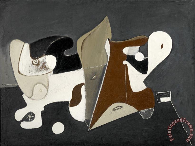 Nighttime, Enigma And Nostalgia painting - Arshile Gorky Nighttime, Enigma And Nostalgia Art Print