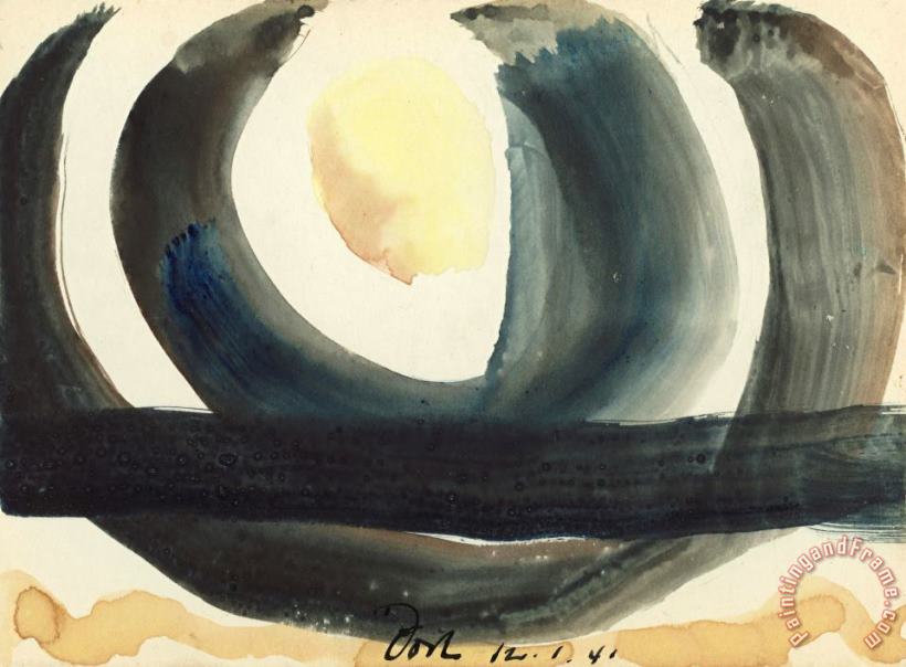 Arthur Garfield Dove Sunrise III (set of Three) Art Print