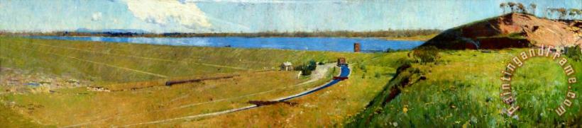 Arthur Streeton Prospect Reservoir Art Painting