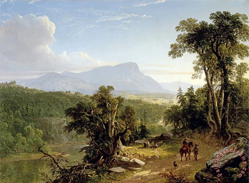 Asher Brown Durand Landscape Composition: in The Catskills Art Painting