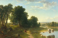 Asher Brown Durand Strawberrying