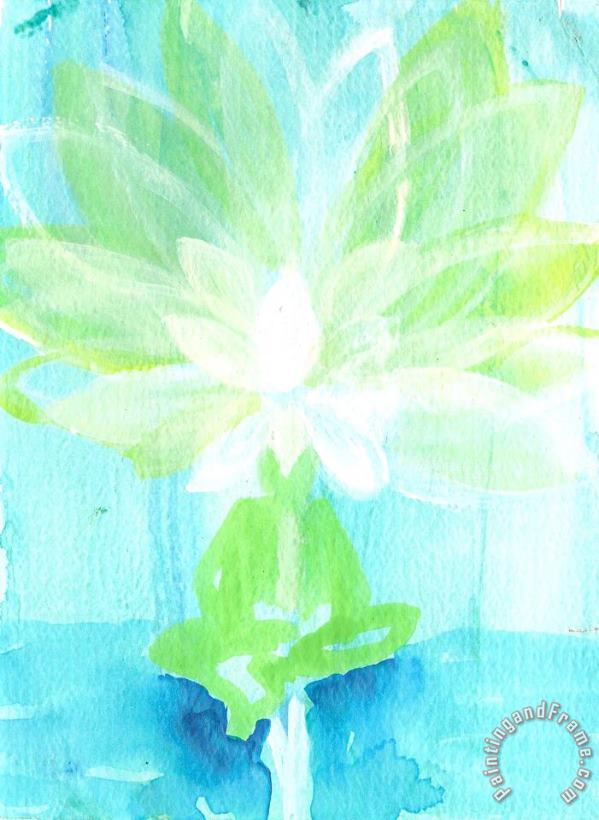 Lotus Petals Awakening Spirit painting - Ashleigh Dyan Moore Lotus Petals Awakening Spirit Art Print