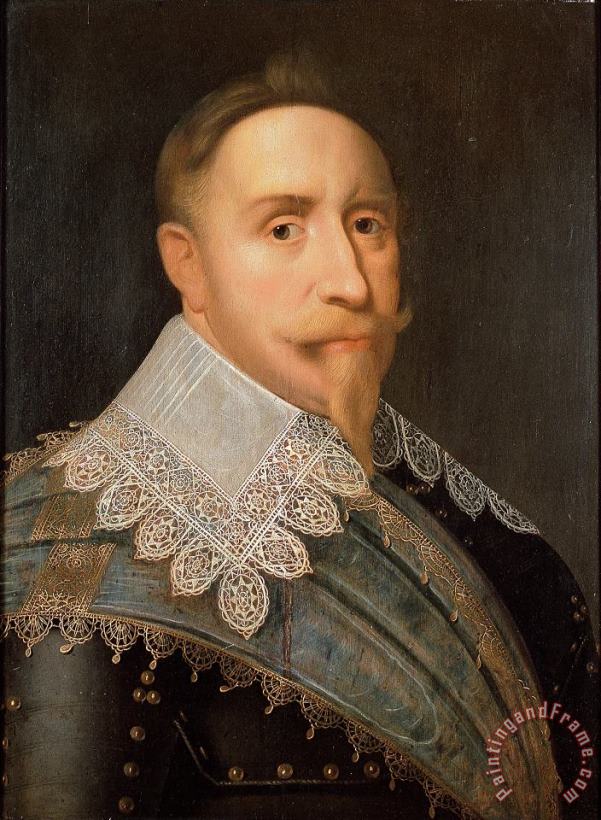 Attributed to Jacob Hoefnagel Gustavus Adolphus, King of Sweden 1611 1632 Art Painting