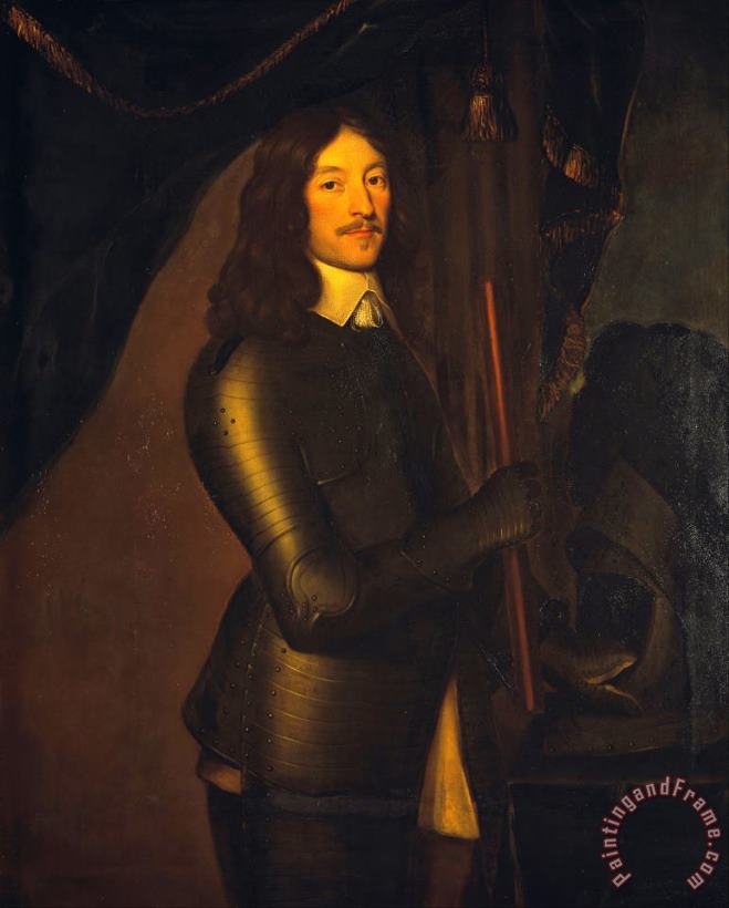 Attributed to Willem Van Honthorst James Graham, 1st Marquess of Montrose, 1612 Art Print