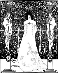 Aubrey Beardsley Venus Between Terminal Gods