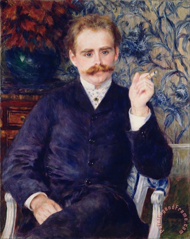 Albert Cahen D'anvers painting - Auguste Renoir Albert Cahen D'anvers Art Print
