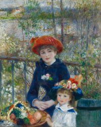 Auguste Renoir Two Sisters On The Terrace