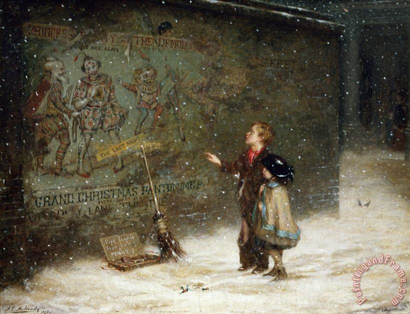 Remembering Joys that have Passed Away painting - Augustus Edward Mulready Remembering Joys that have Passed Away Art Print