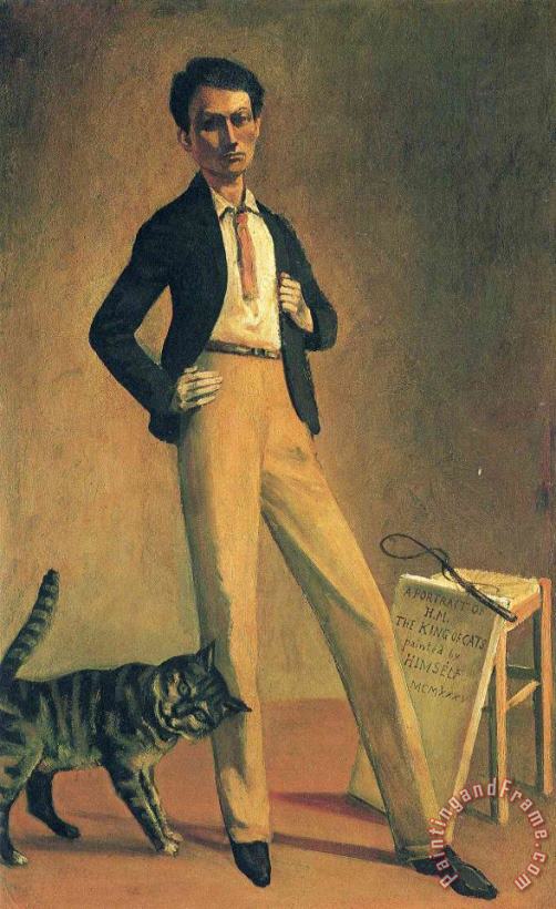 Balthasar Klossowski De Rola Balthus The King of Cats 1935 Art Painting