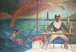 Balthasar Klossowski De Rola Balthus The Mediterranean Cat 1949