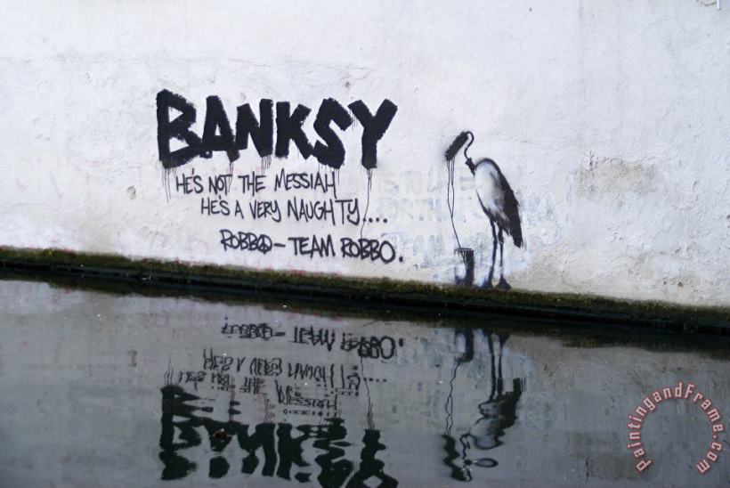 Banksy Street Art 2 painting - Banksy Banksy Street Art 2 Art Print