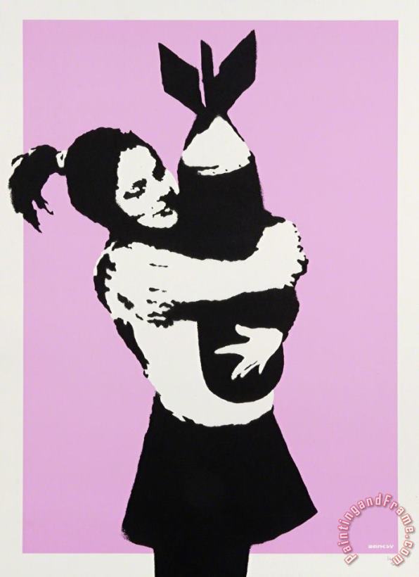 Banksy Bomb Love, 2004 Art Print