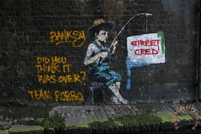Banksy Did You Think It Was Over Art Painting