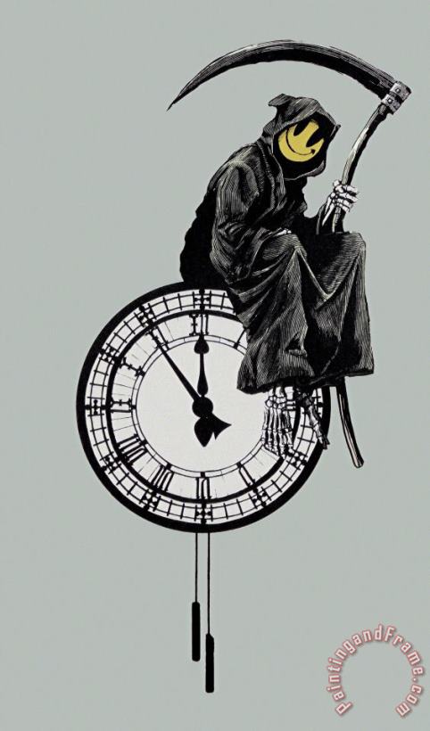 Grin Reaper 2, 2005 painting - Banksy Grin Reaper 2, 2005 Art Print