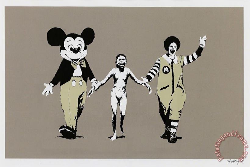 Banksy Napalm, 2004 Art Print