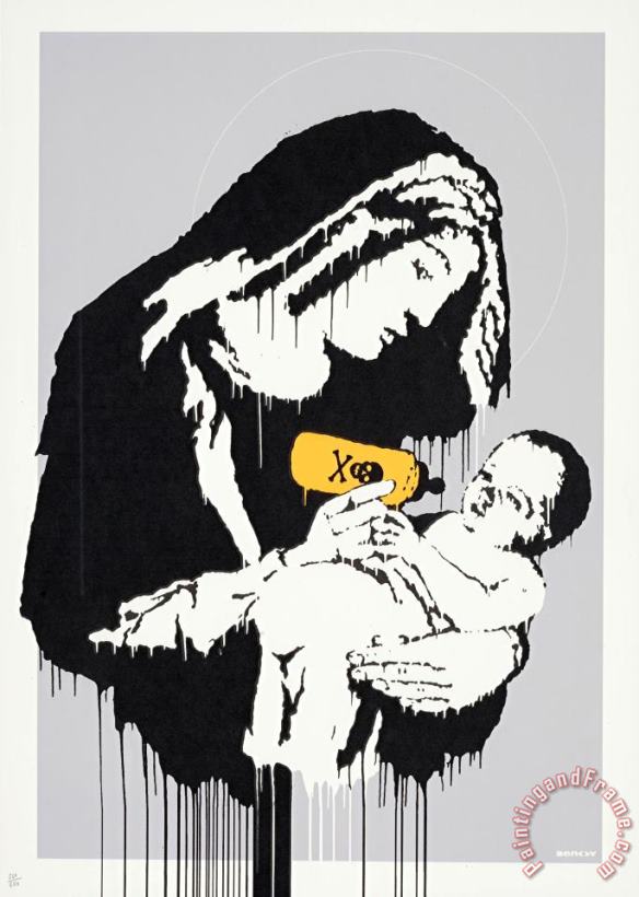Toxic Mary, 2003 painting - Banksy Toxic Mary, 2003 Art Print