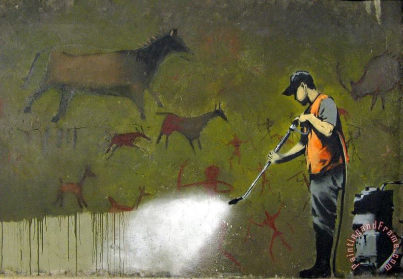 Banksy Whitewash Art Print