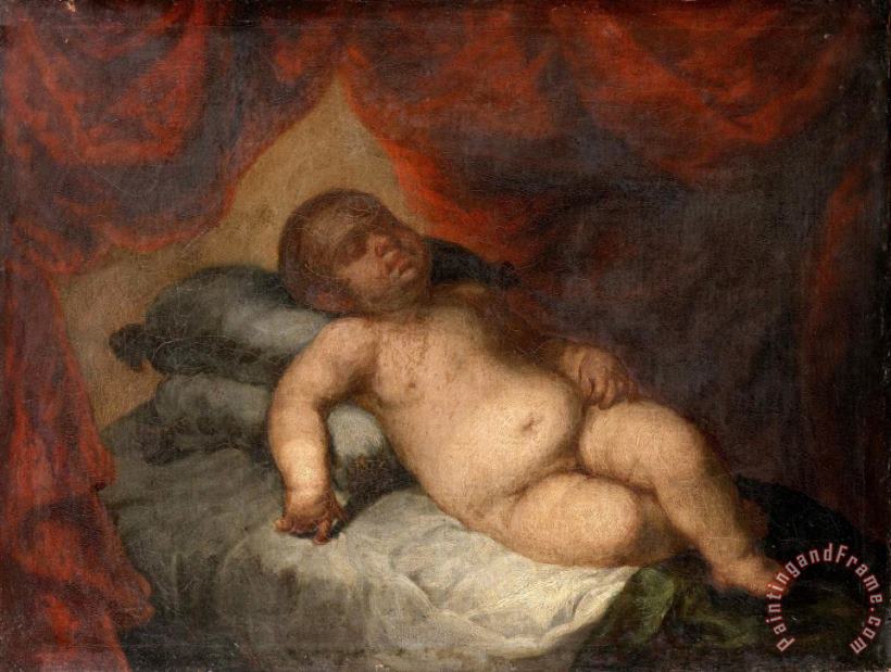 Bartolome Esteban Murillo Infant Christ Asleep Art Painting