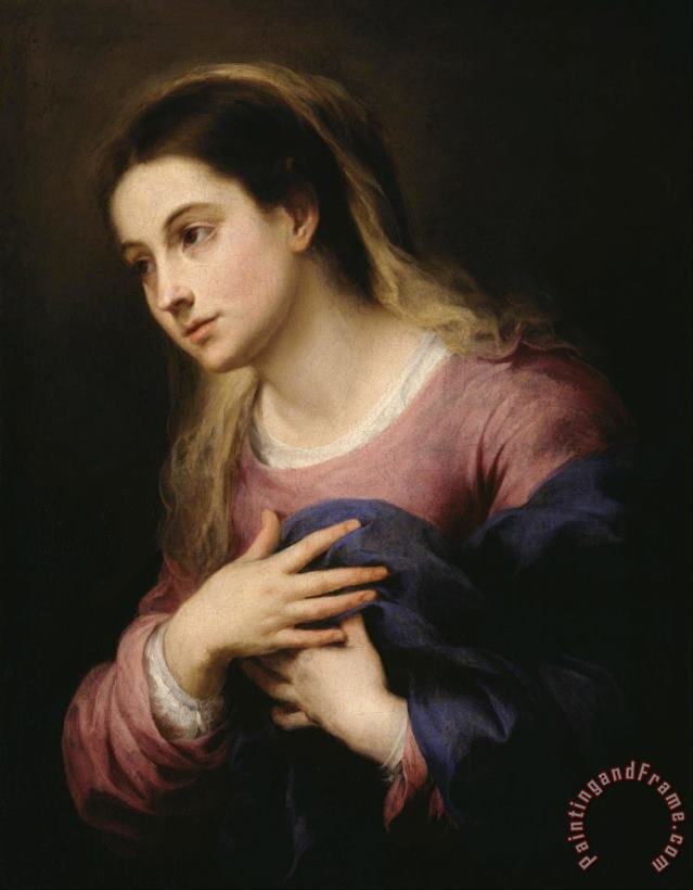 The Virgin of The Annunciation painting - Bartolome Esteban Murillo The Virgin of The Annunciation Art Print