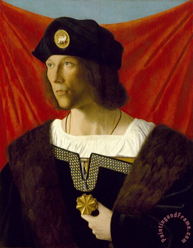 Portrait of a Man painting - Bartolomeo Veneto Portrait of a Man Art Print