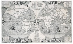 Benito Arias Montano Antique World map