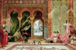 Benjamin Jean Joseph Constant - A Royal Palace in Morocco painting