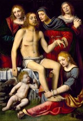 Bernardino Luini Lamentation Over The Dead Christ