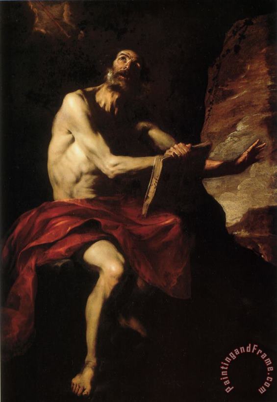 Saint Jerome painting - Bernardo Cavallino Saint Jerome Art Print