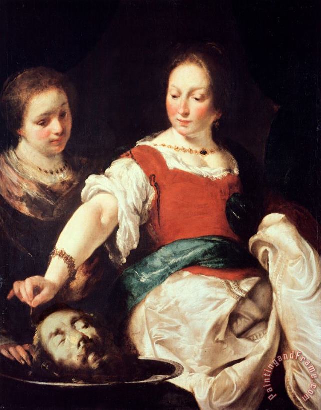 Salome painting - Bernardo Strozzi Salome Art Print