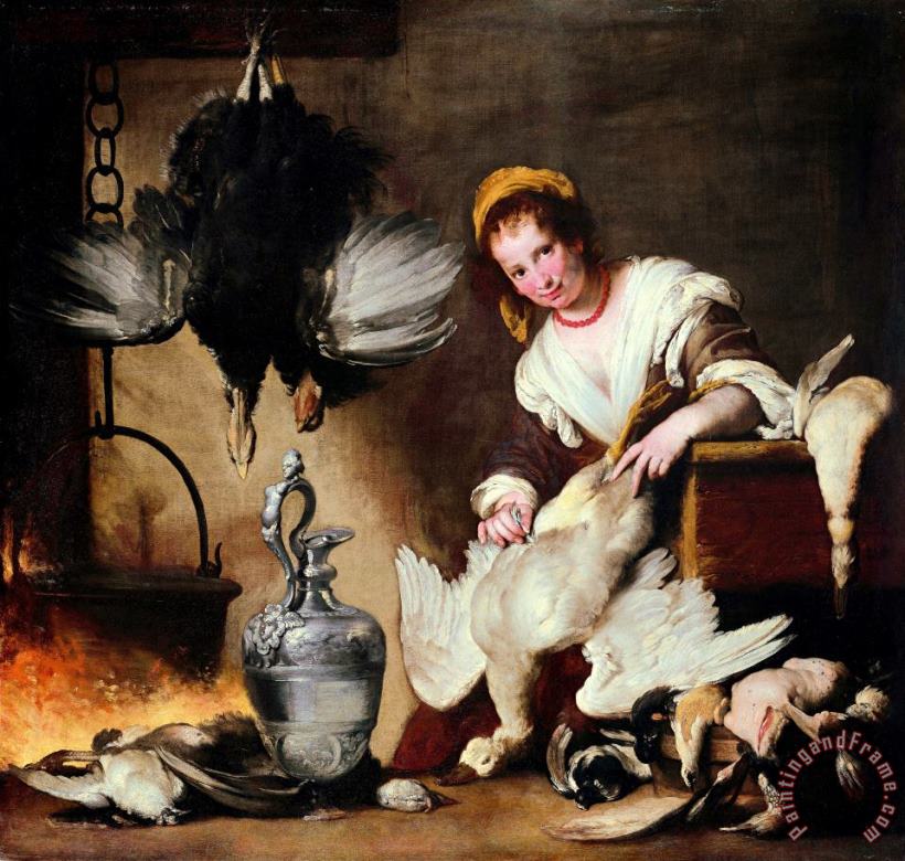 Bernardo Strozzi The Cook Art Print