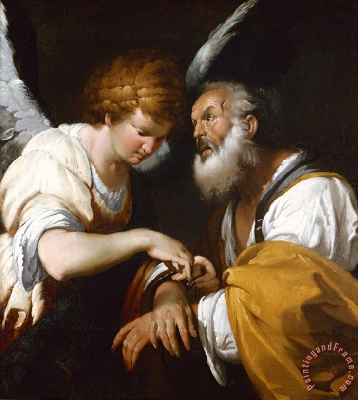 The Release of St Peter painting - Bernardo Strozzi The Release of St Peter Art Print